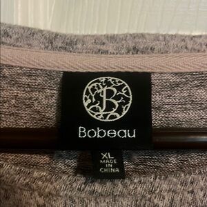 Bobeau Heathered Knit Top